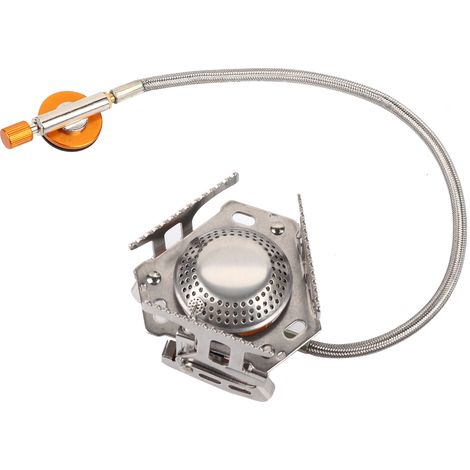 3500W Gazinière Portable Camping Pique-Nique Plieuse Mini Réchaud Métal pour Randonnée Sac à Dos (1/5)
