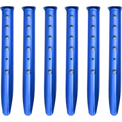 Piquets de tente en forme de U / piquets de sol pour tentes, camping, randonnée, plage, lot de 6