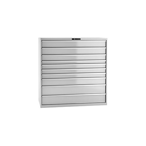 Cajonera  chapa de acero  H x A 1450 x 1431 mm  10 cajones 