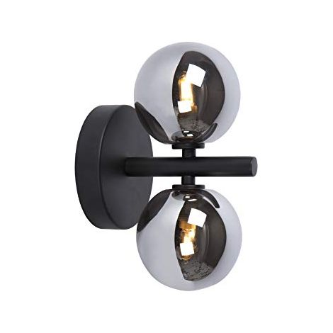 LUCIDE TYCHO ﾖ Lampada da parete ﾖ 2 x G9 ﾖ Nero (1/4)