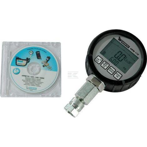 Digital pressure gauge HMP110 600 bar M16x2 nut WEBTEC B721HPM110MT600