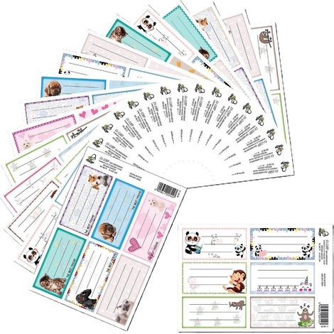 Beste-Freundin-Notizbuchaufkleber (25 Stück)