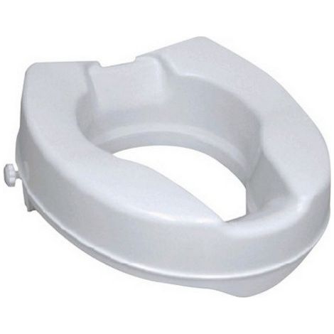 Siège de toilette surélevé en plastique sans couvercle Senator blanc - Hauteur 5 cm VR224C