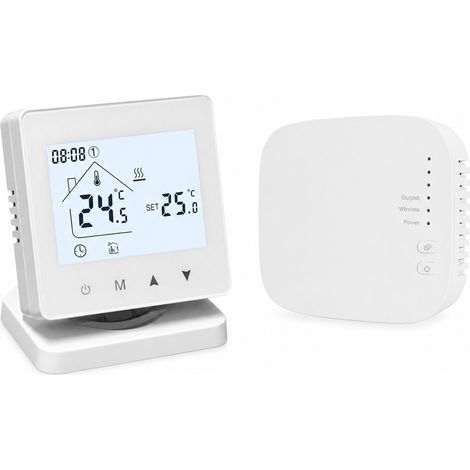 Thermostat sans fil R9 sans Wi-Fi pour chaudière et chauffage au sol hydraulique (1/5)