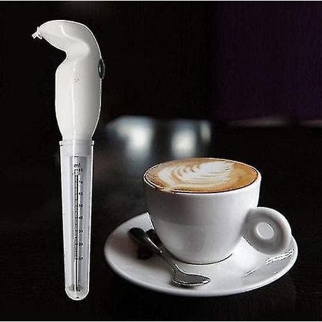 LYERCW - Mixeur électrique à main pour frappé grec, puissant, 25 W, mousseur à lait turbo, fouet long de 15 cm - Excellence (1/3)