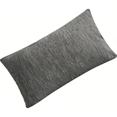 Filiyano – oreiller rafraîchissante en nylon – Taie d'oreiller rafraîchissante en nylon gris clair pour un confort estival (1/5)
