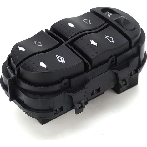 Commutateur de Fenêtre électrique, Commutateur de Fenêtre YS4Z14529BA Bouton de Compact en Métal ABS Commutateurs de électrique Automobile pour 2000 à 2007 (1/5)