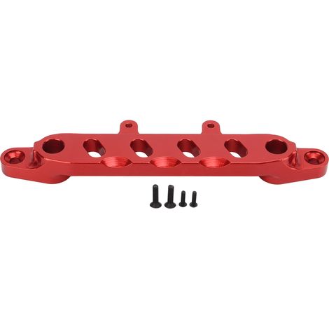 Cadre de Support CNC Alliage d'Aluminium pour Carrosserie Avant SCX6 1/6 - Compatible LER Rouge