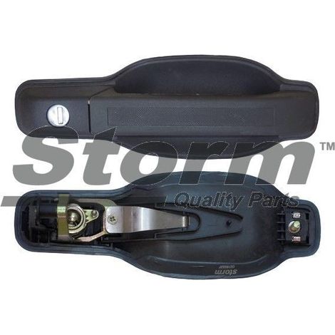 39035 Poignée de porte IVECO Daily du côté conducteur, noir, avec