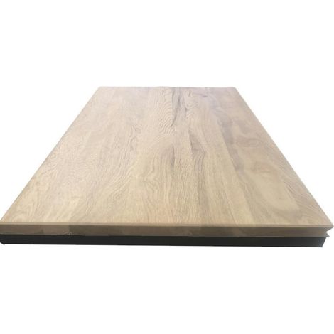 Rallonge en chêne blanc pour table 180 cm et 220 cm PALERME (1/2)