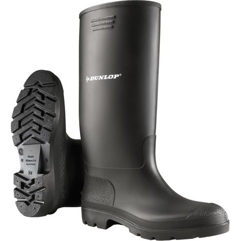 Dunlop 380PP Bottes imperméables en PVC noir 48