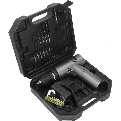 Perceuse électrique sans fil à balais, affichage numérique LED, 2 vitesses, puissance élevée, couple de 30 N.m, alimentation 100-240 V CA, prise européenne. (1/5)