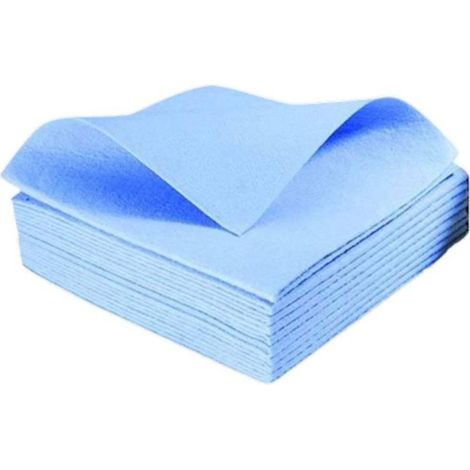 LAMATEX - Lavette non tissée bleue - 38x40 - x10