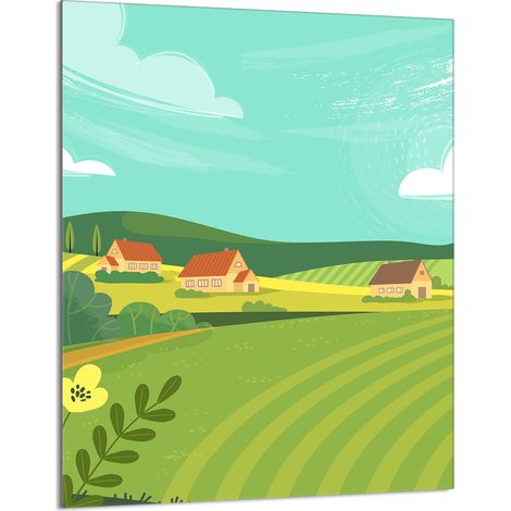 Tabla de cortar de vidrio 40x52 Village (1/5)