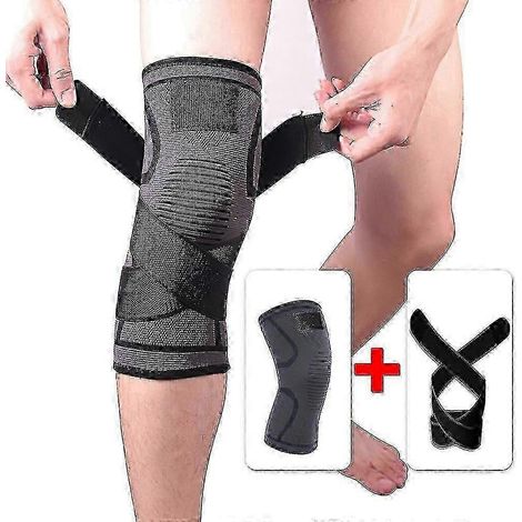 Verstellbare Kniebandage mit 3D-Kompressionsfunktion für Fitnessstudios (1/5)