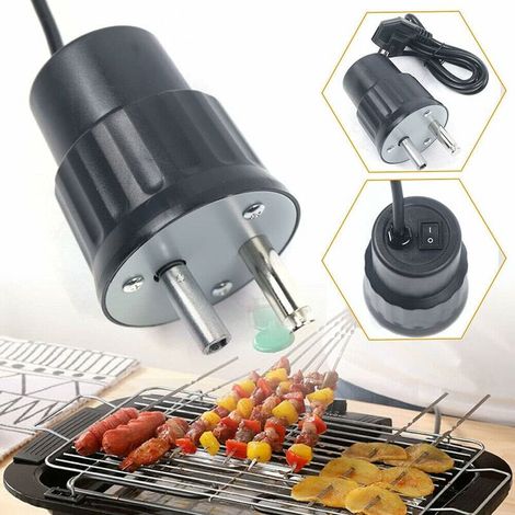 220V 4W Grillmotor, elektrischer Rotationsmotor, BBQ-Grillmotor, Grillspießmotor, Drehspießmotor, Gartengrill-Drehspießmotor, Topfklemmzubehör