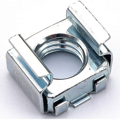 Écrous carrés, RS PRO, M8 16mm, Acier ( Prix pour Sachet de 50 )