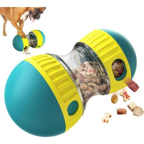 Jouet Interactif, Balle de Nourriture pour Chien Matériau ABS, Balle à Friandises Sûr et Durable, Balles Distributrices de Nourriture Lavable, pour Chiots, Petits Chiens, Ennui (1/5)