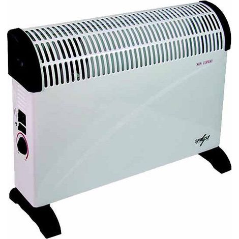 Termoconvettore Elettrico Ventilato 2000W Beker Bianco