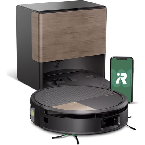 Robot aspirateur 2en1 + base AutoWash, Rouleau autonettoyant (1/5)