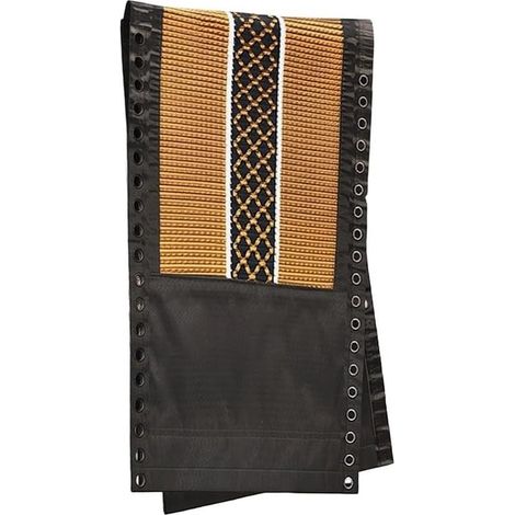 Tissu de rechange en maille pour chaise longue pliante, tissu de rechange en textilènes en soie glacée avec 4 cordons élastiques pour chaise de plage d'extérieur 160 x 43 cm (1/5)