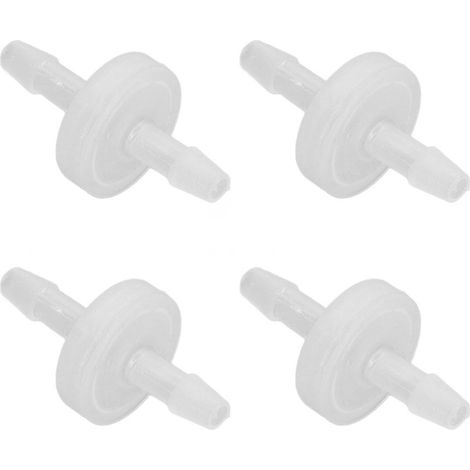 Packung mit 12 Rückschlagventilen für Aquarien, ozon- und ölbeständig, Einwegventil aus PP, 4 mm, für Aquaristik und die chemische Industrie (1/5)