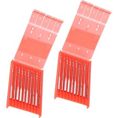 20 aiguilles à coudre universelles pour machine à coudre, outils de couture domestiques avec boîte de rangement pour tailleur Nm110/18
