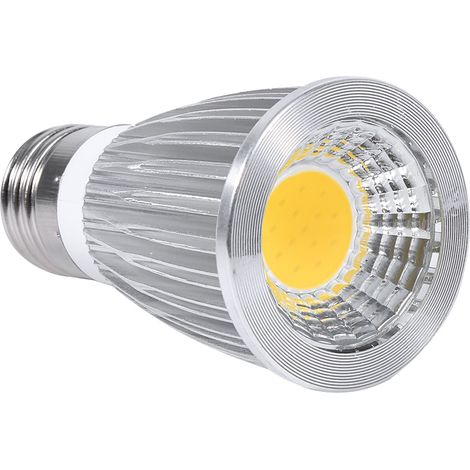 Ampoule Led E27 7w Cob Spot Lumière Blanche Chaude Pour Éclairage Intérieur Maison Salon Cuisine 1 Pièce (1/5)