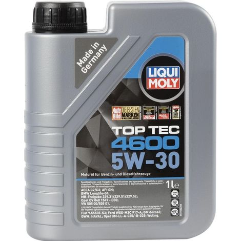 Top Tec 4600 5W-30, 1 L, Technologie de synthèse Huile motrice, SKU: 2315 (1/5)