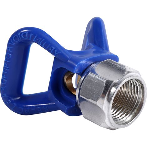 Pistolet pulvérisateur airless, embout de protection buse et siège de remplacement, outil universel bleu, neuf (1/5)