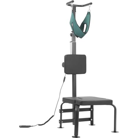 Appareil de traction cervicale : appareil de traction cervicale professionnel au-dessus de la porte, pour soulager la douleur et physiothérapie (1/5)
