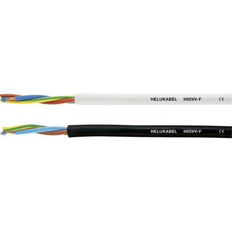 Helukabel H05VV-F cavo di comando nero 100 m