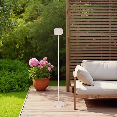 Lampadaire Bolty solaire argile H120cm - Hespéride (1/2)