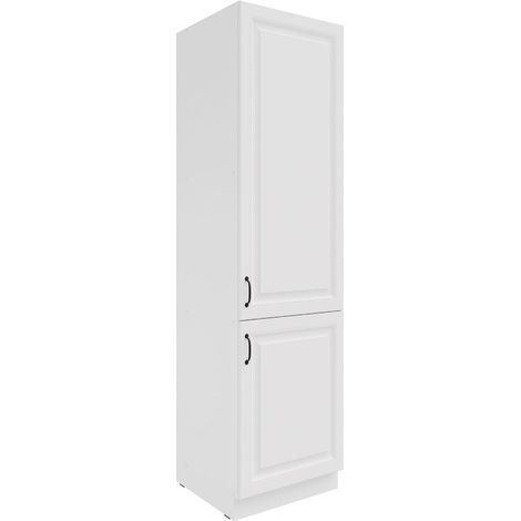 Küchen Hochschrank 60 cm Stilo Weiss Küchenzeile Küchenblock