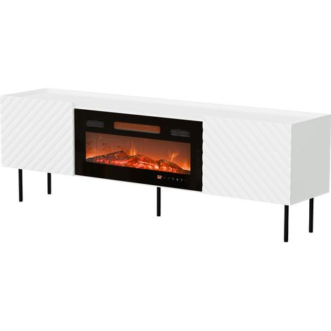 Mueble TV Sillen III, Blanco, Número de puertas: 0, Número de cajones: 0, 181x59x40cm