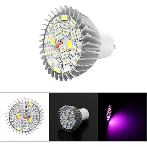 28W Full Spectrum LED Grow Light Bulb for Flower Plants 85V-265V GU10 (1/5)