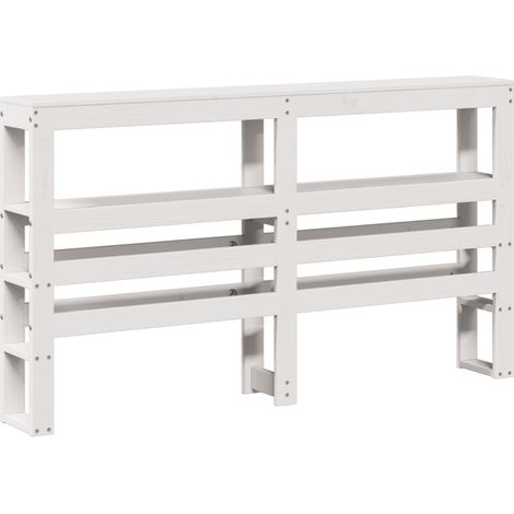 Maison Exclusive - Cabecero de cama con estantes madera maciza pi