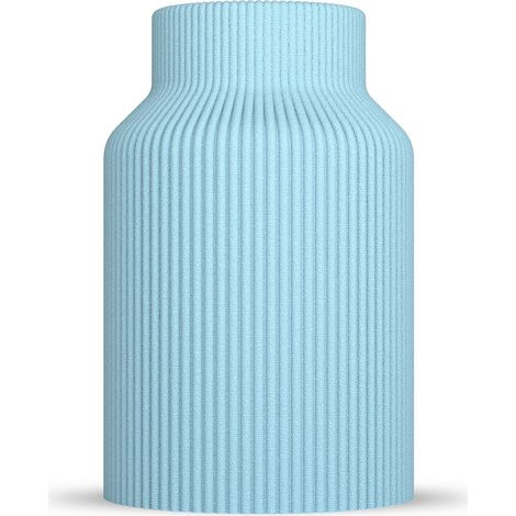 Vase Rabella - Vase décoratif moderne pour herbe de la pampa et fleurs séchées - Style scandinave pour salon - Objet design 3D en plastique (PLA) - Léger et incassable (1/5)