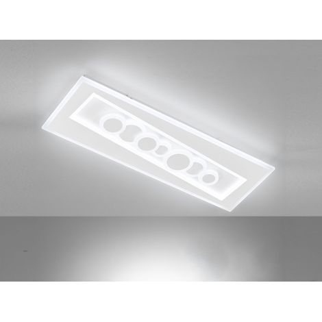 LED Deckenleuchte RATIO mit Tageslicht & Fernbedienung, Breite 63cm (1/4)