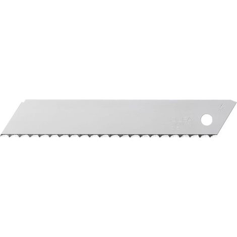 Lames OLFA (lot de 3) avec dents ondulées de 18 mm pour matériaux glissants