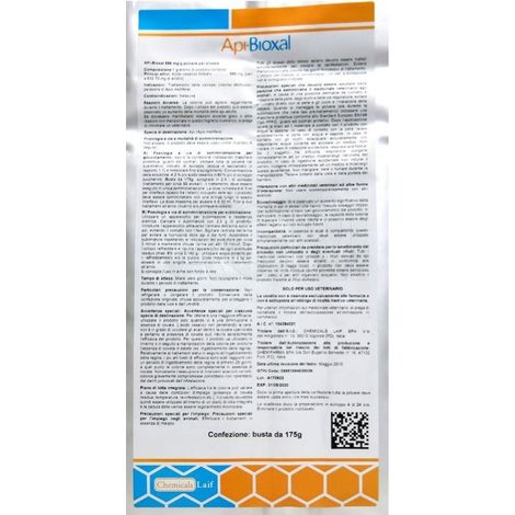 Apibioxal Busta 175 gr - 35 gr - Apibioxal Busta 35 gr