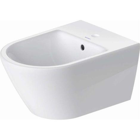 Duravit D-Neo bidé mural, fijación oculta, 1 agujero para grifo, (1/4)