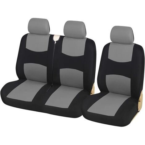 M 2+1 Housses de siège de voiture Housses de protection pour bus/fourgonnette/camion Y (Couleur : Gris) (1/5)