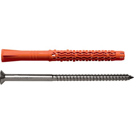TASSELLO PROLUNGATO UNVERSALE NYLON CON VITE T.S.P. 100PZ MQL-ST Ø10x80mm MUNGO
