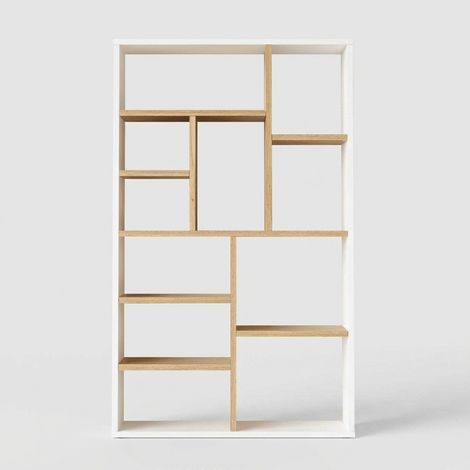 Libreria scaffale moderna in melaminico Vekor - Rovere (1/3)