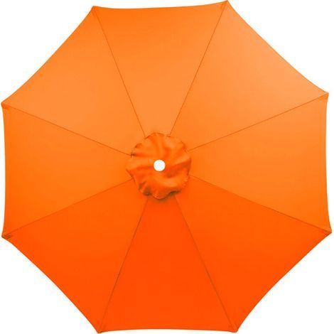 3M Terrassen-Sonnenschirm, Ersatzdach für 8-Streben-Sonnenschirm, Markttisch-Sonnenschirmdach, wasserdichtes Stoffdach für Sonnenschirm (Orange, 8 Streben)
