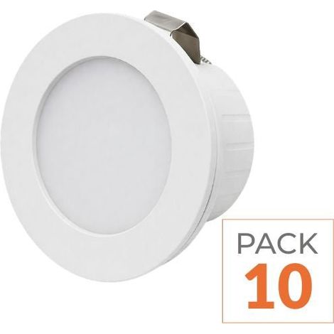 Mini Spot LED Encastrable 3W CCT Blanc - 3000K/4000K/6000K (Pack de 10) - SILAMP