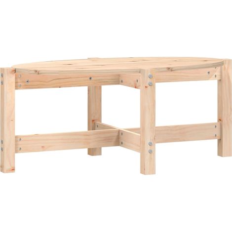 Maison Exclusive - Couchtisch 87x48x35 cm Massivholz Kiefer (1/5)