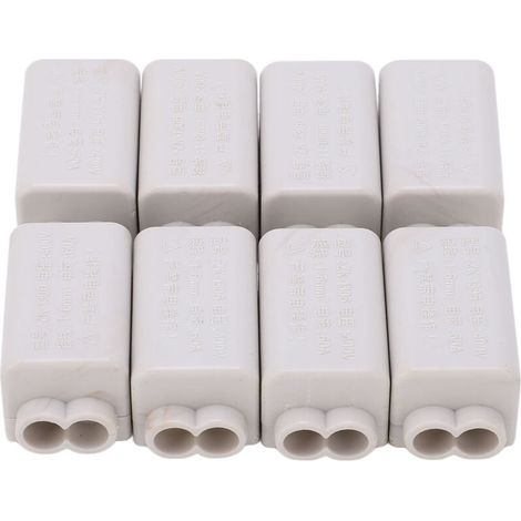 8 Pièces Connecteurs Filaires en T, Bornier à Vis pour Jonction, Kit de 400V 60A ZK‑1306 (1/5)