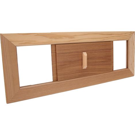 Cedar Ventilation Grille for Sauna/Hammam, Panel (1/5)